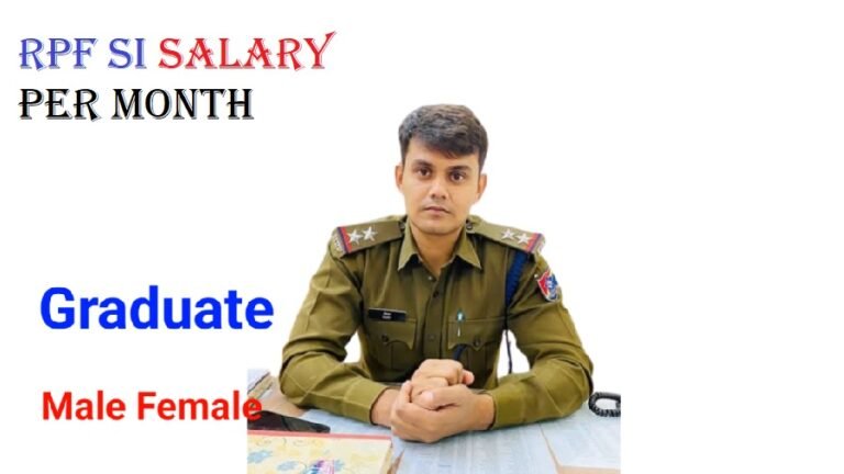 RPF SI Salary Per Month