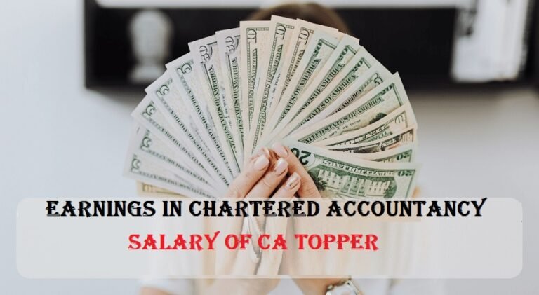 Salary of CA Topper